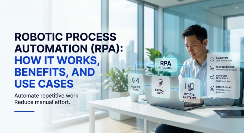 Robotic Process Automation (RPA): How It Works, Benefits, and Use Cases