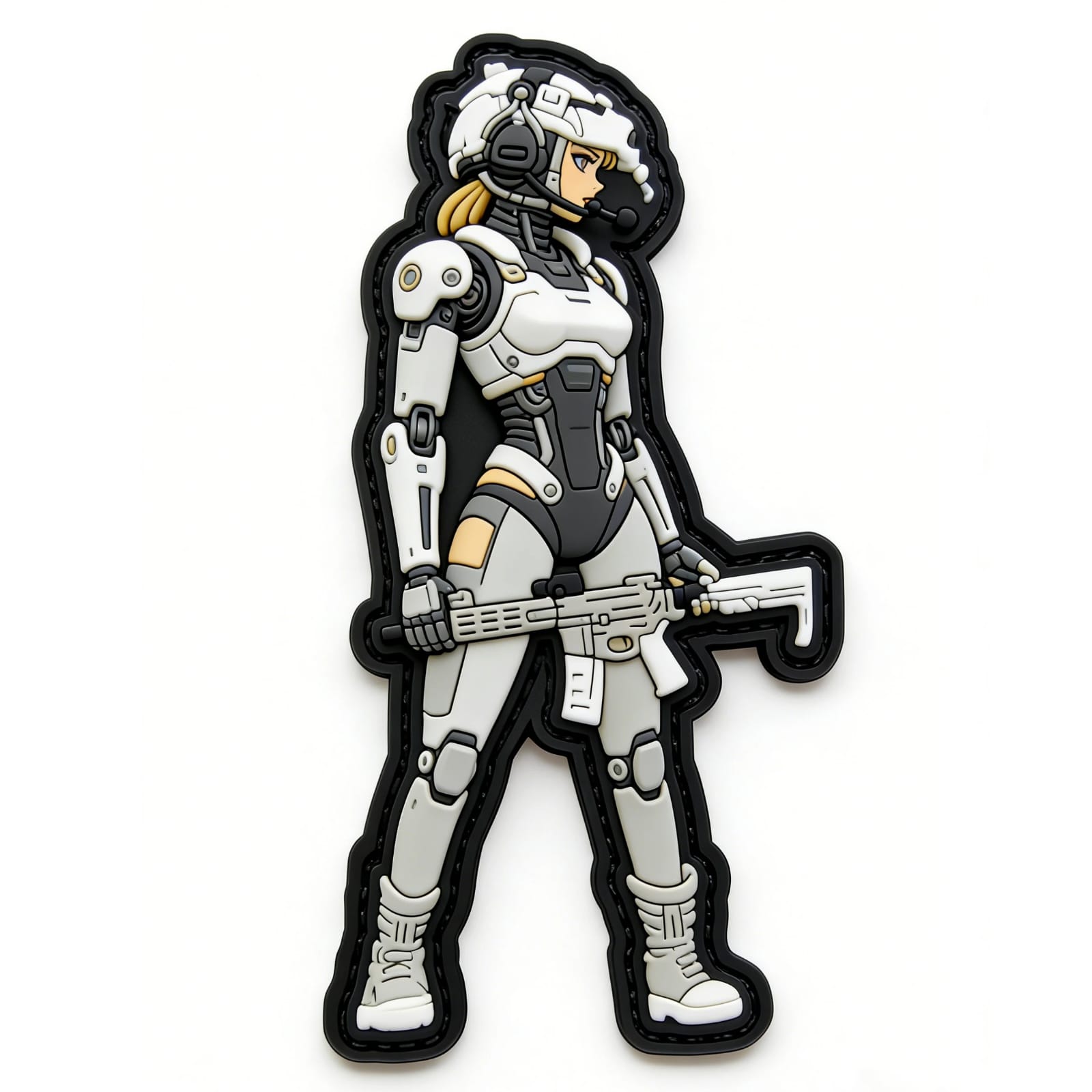 Custom PVC Patches with Velcro Backing