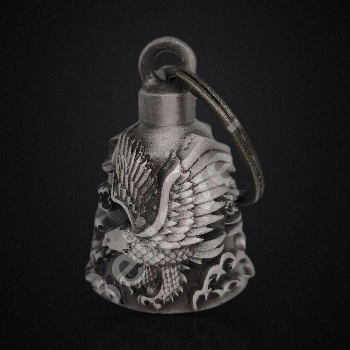 Eagle Motorcycle Guardian Bell - 3D Good Luck Biker Bell, Lightweight