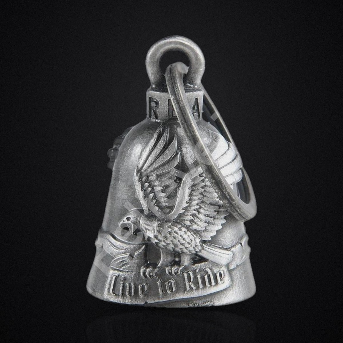 Eagle Live to Ride Motorcycle Bell - 3D Guardian Bell, Biker Gift