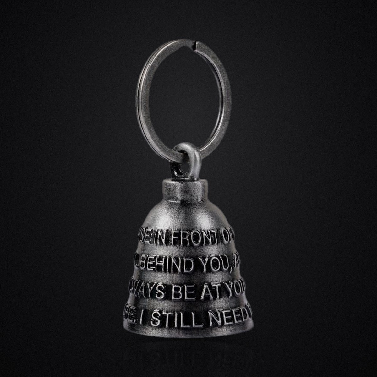 Engraved Motorcycle Guardian Bell - Ride Safe Keychain, Biker Gift