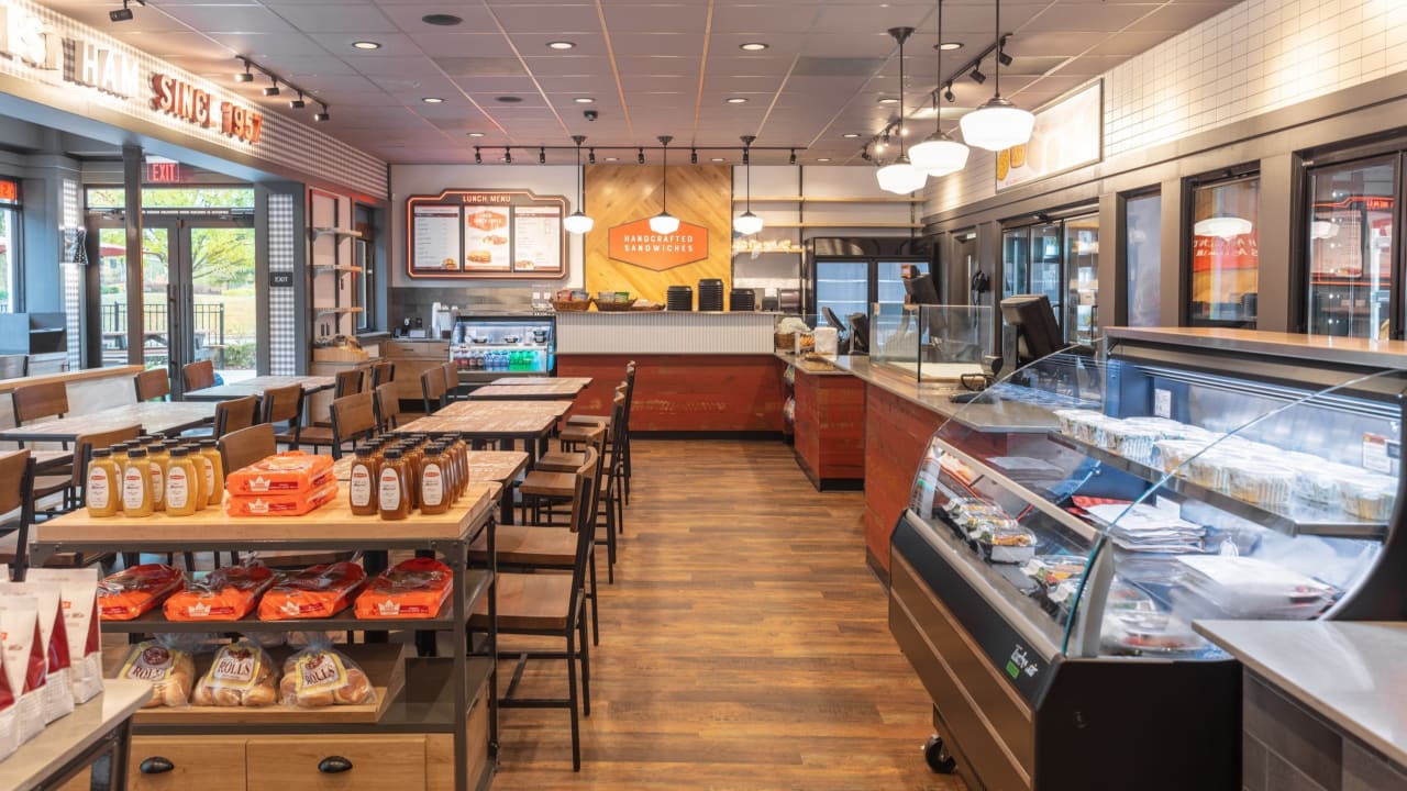 Honey Baked Ham rebrand includes sauces, sides, sandwiches, and their famous ham and turkeys for order. 