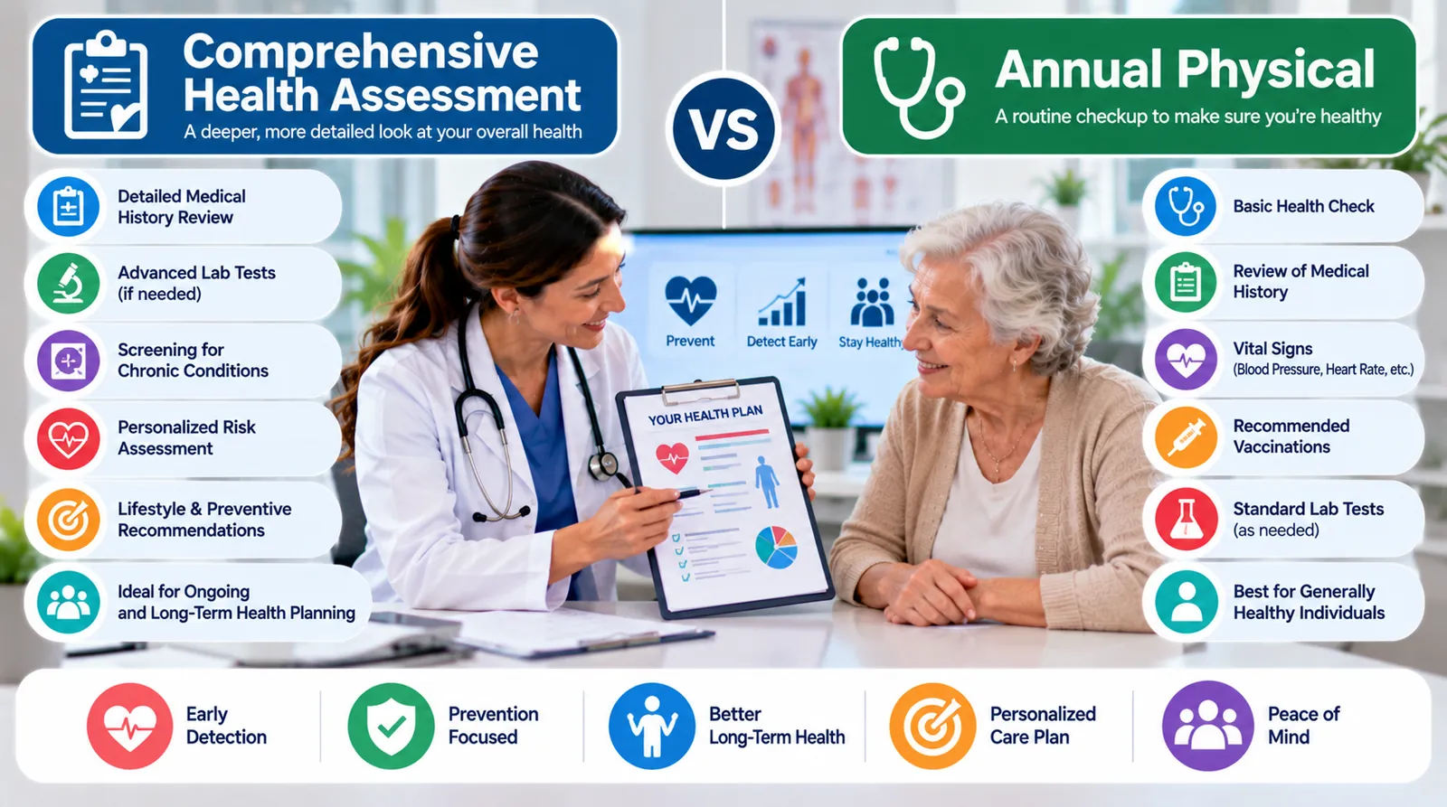 Health Assessment vs. Annual Physical