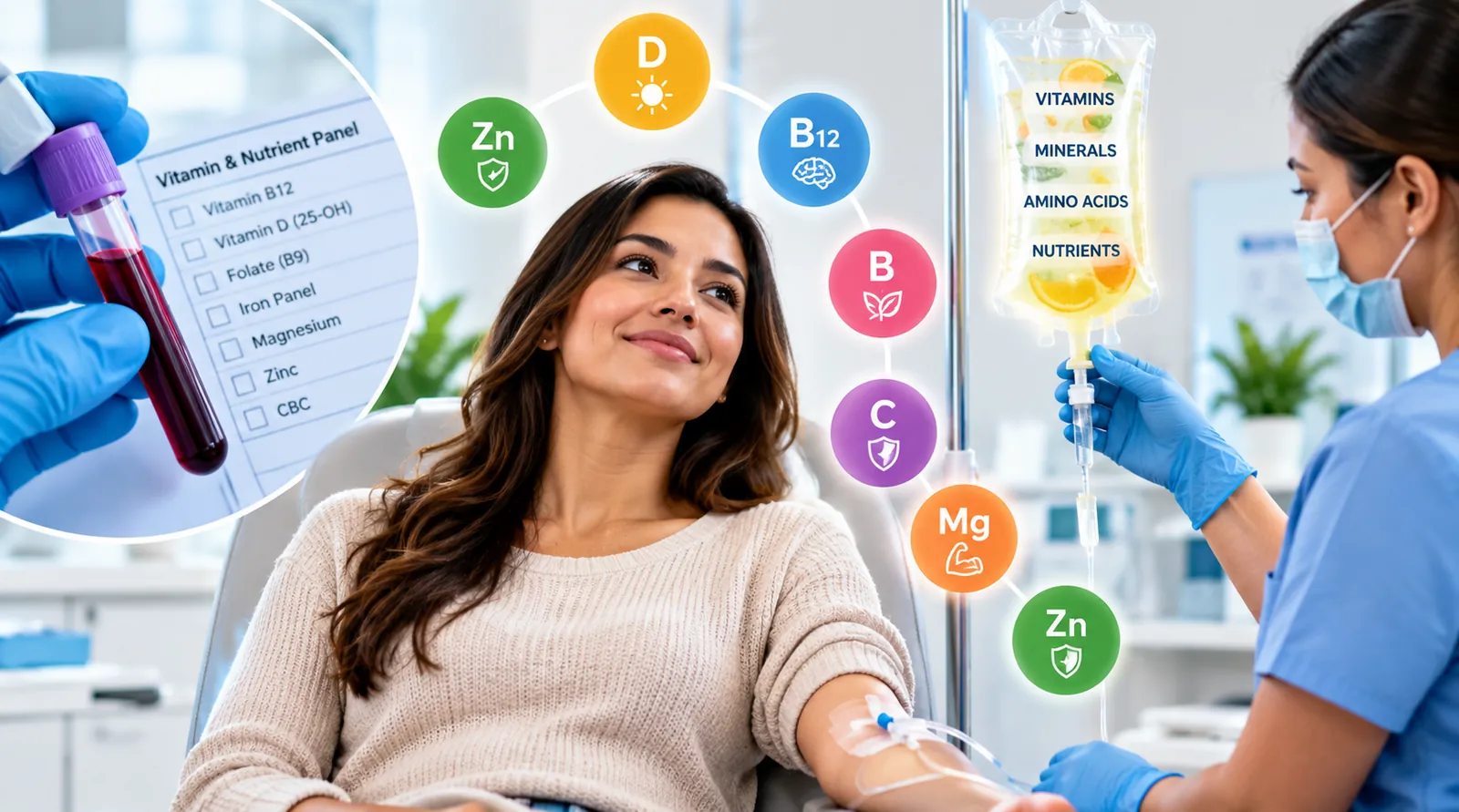 Vitamin Deficiencies: How Bloodwork Helps Decide If You Need an Infusion