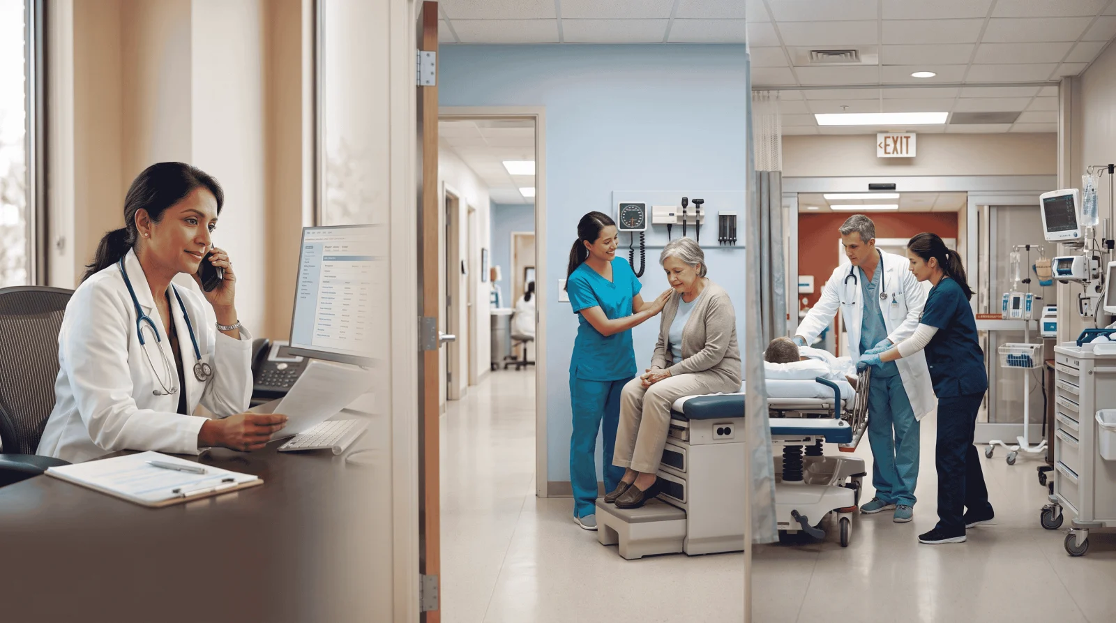 When to Call Your Doctor, Visit Acute Care, or Go to the ER