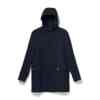 Qwstion Dns Raincoat Navy Front