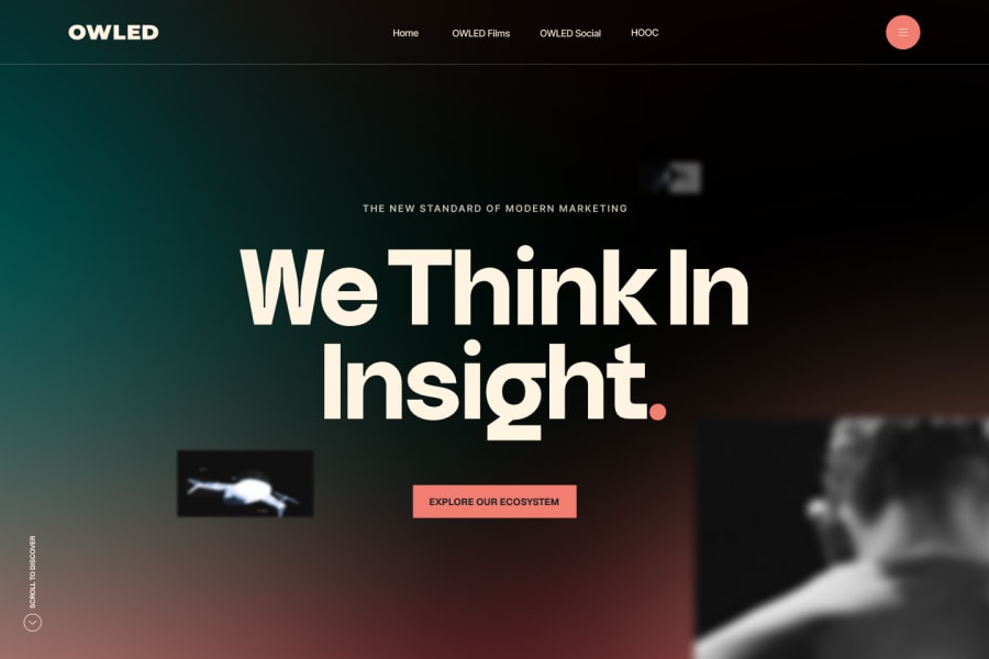 Layout exploration using a technical grid and heavy typography