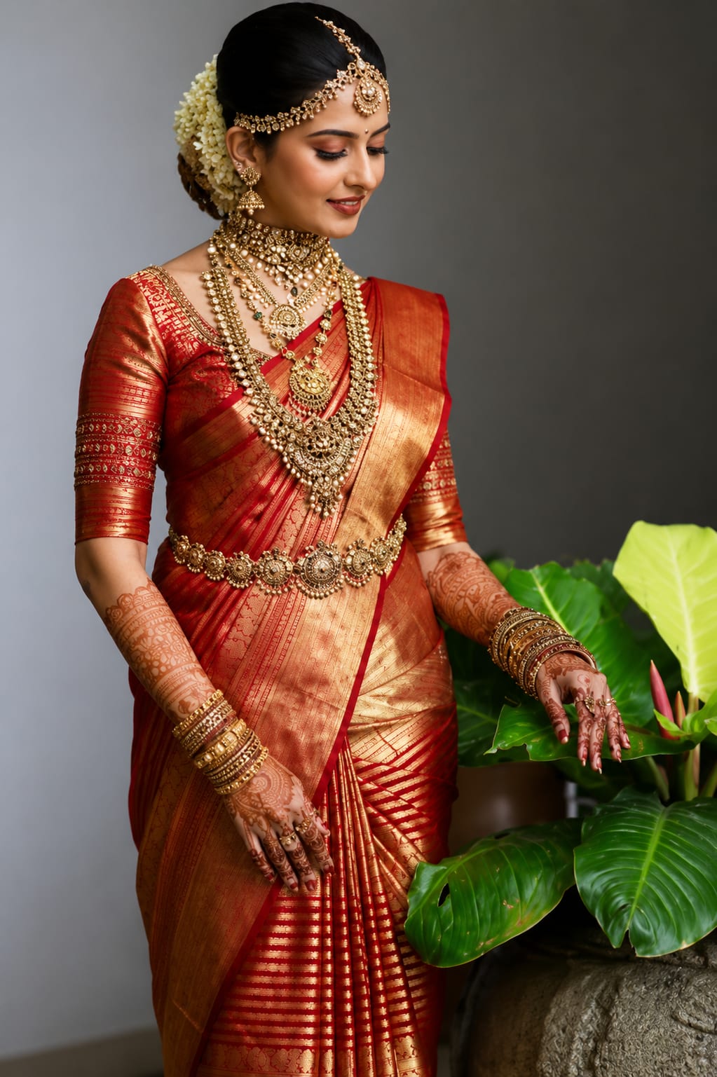 Saree draping