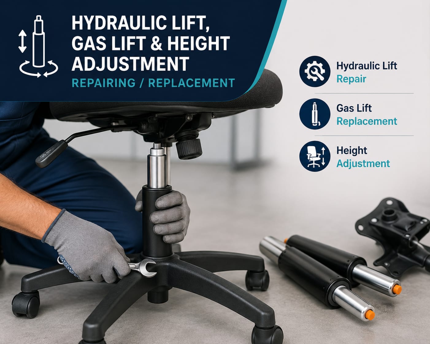 Chair Hydraulic Repair