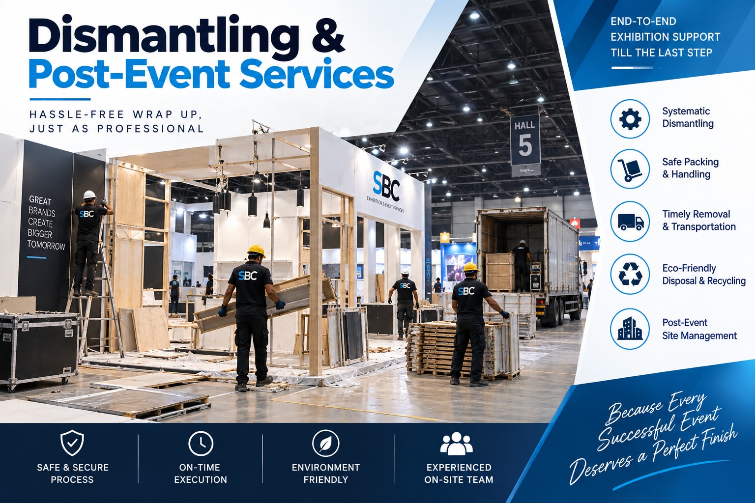 Dismantling & Post-Event Services
