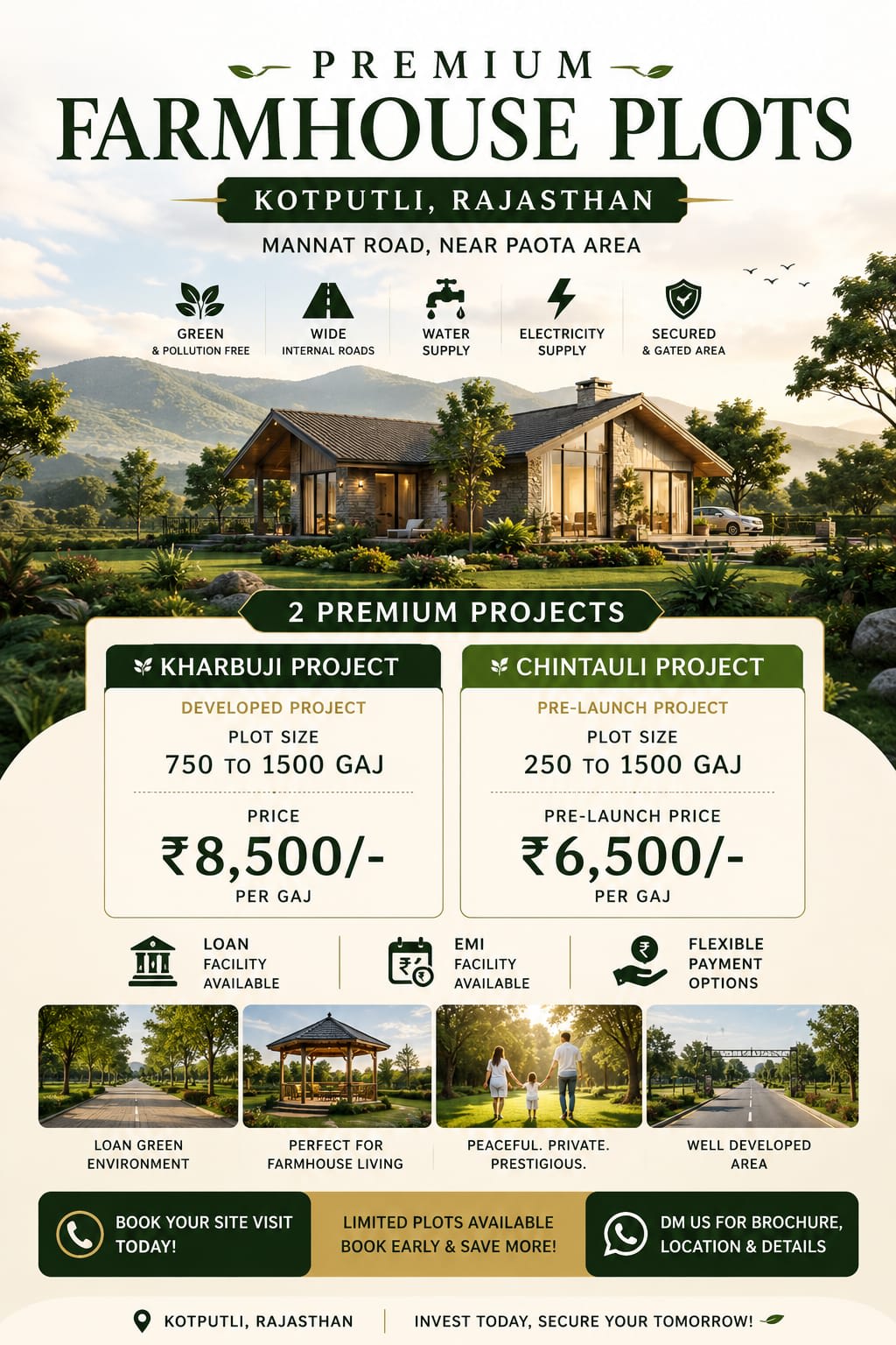 Green Valley Developers: Premium Plotting Residence & Farmhouse Projects
