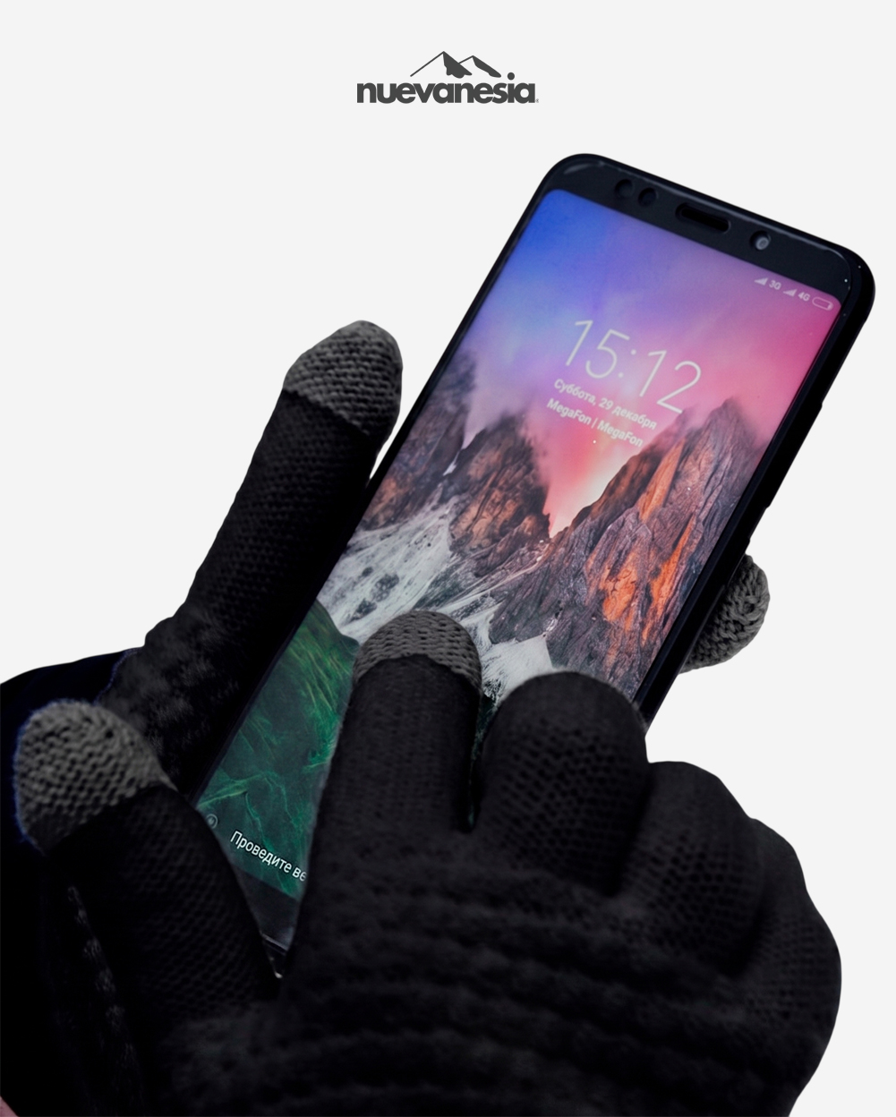 Sarung Tangan Winter Camping - Wol - Touch Screen