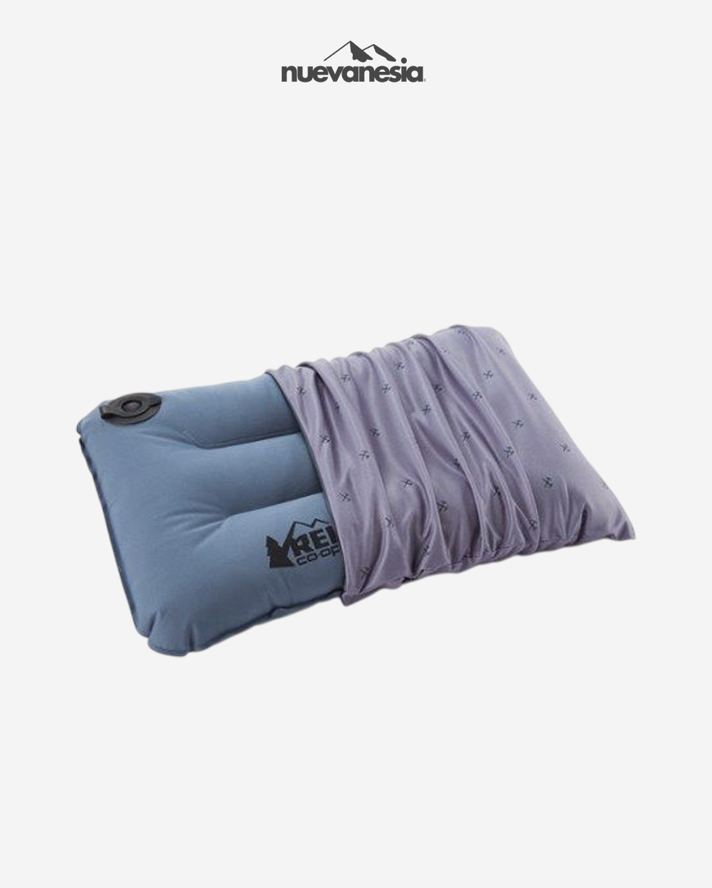 (Laundry) Bantal Camping Tiup Portable (Bersih, Bebas Air Terjebak, Siap Pakai)