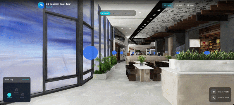 3D Virtual Tour Web App