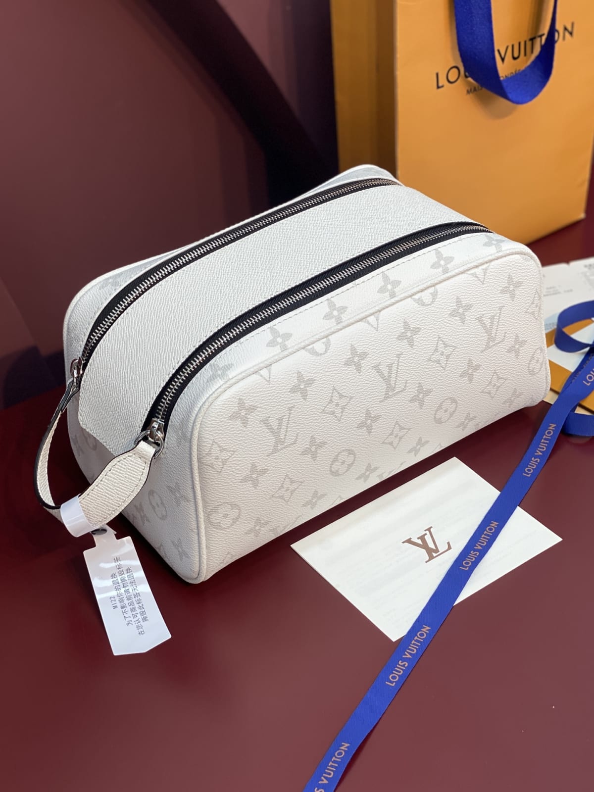 Dopp Kit Monogram Taurillon Toiletry Bag