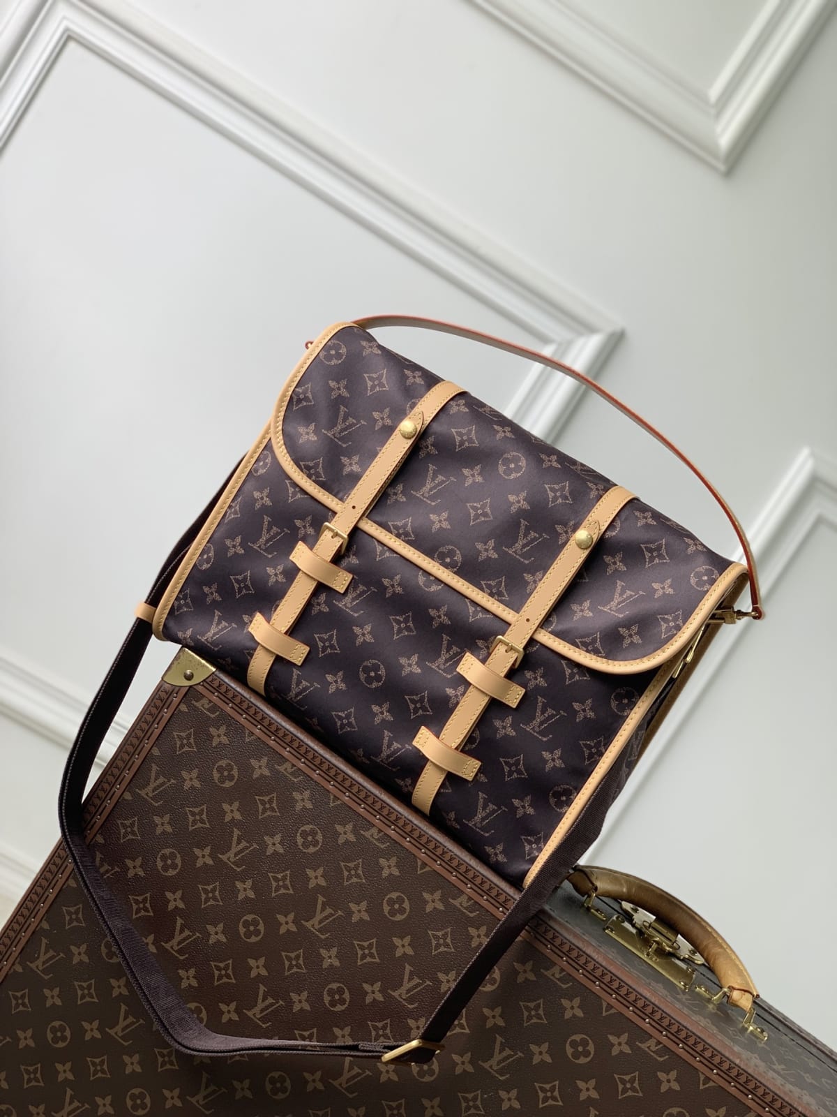 Jet Lag Bag MM Monogram Silk Tech