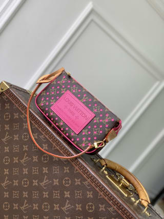 Pochette Accessoires Monogram Perfo Coated Shoulder Bag 1