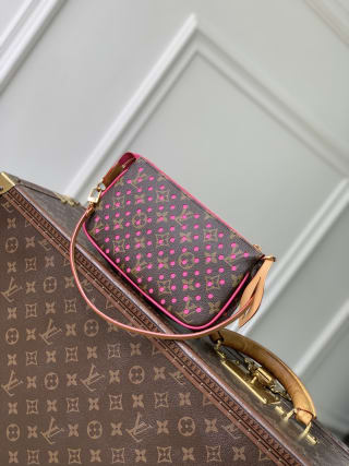 Pochette Accessoires Monogram Perfo Coated Shoulder Bag 2