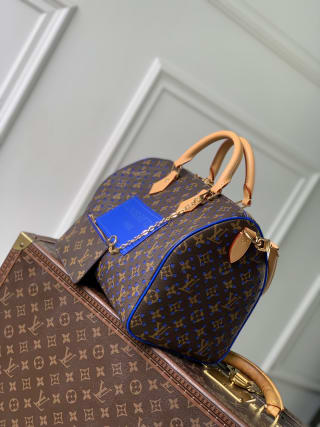Speedy Soft 30 Monogram Perfo Coated Top Handle Bag 3