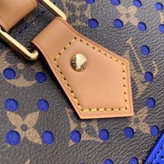 Speedy Soft 30 Monogram Perfo Coated Top Handle Bag 8