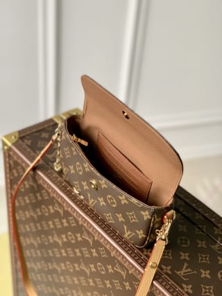 Wallet On Chain Ivy Monogram Coated Canvas Shoulder Bag 4