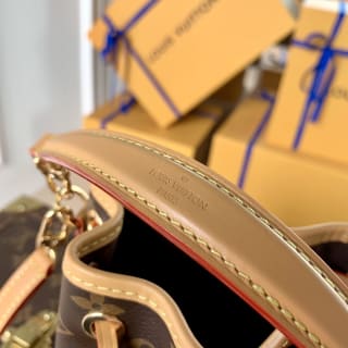 Nano Noé Monogram Canvas Bag 8