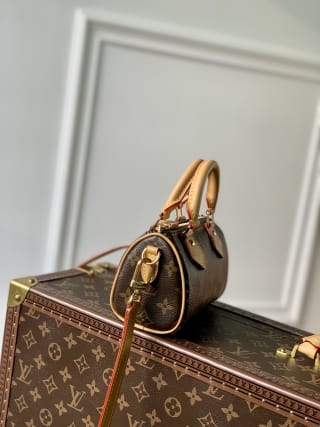 Nano Speedy Monogram Canvas Handbag 4