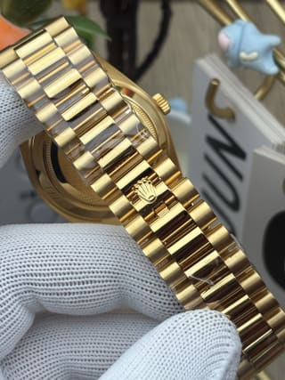 Day-Date 40 Yellow Gold Black Diamond Dial 7