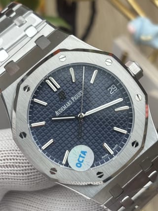 Royal Oak 15500ST Blue Dial 3