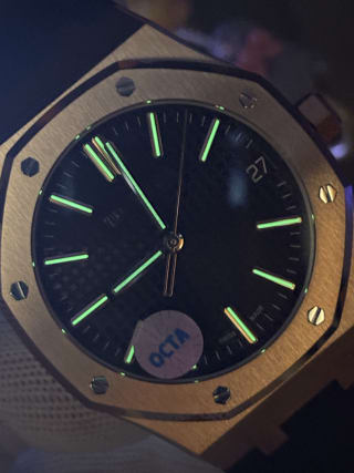 Royal Oak 15510 Rose Gold Black Dial 4