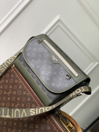 Courrier Monogram Eclipse Messenger Bag 1