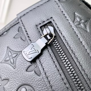 Courrier Messenger Bag Monogram Shadow Leather 8