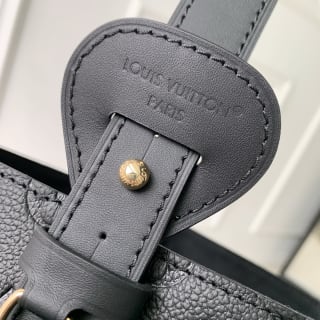 All In MM Embossed Monogram Coated Top Handle Bag 7