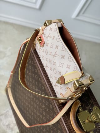 Side Trunk MM Handbag Monogram Dune Crafty 5