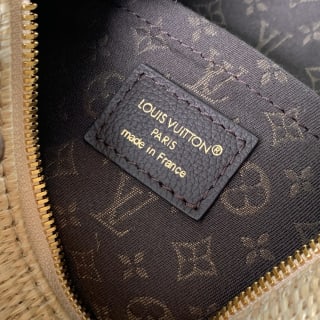 Express PM Handbag Raffia Monogram 9