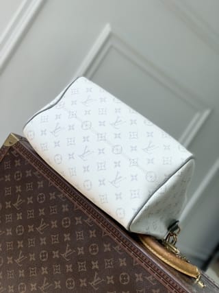 Speedy P9 Bandoulière 30 White Monogram Top Handle Bag 4