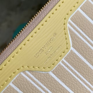 Neverfull MM Monogram Dune Crafty Canvas Tote Bag 7