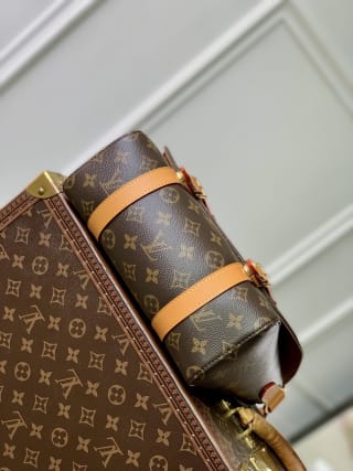 Christopher Monogram Coated Canvas Messenger Bag 4