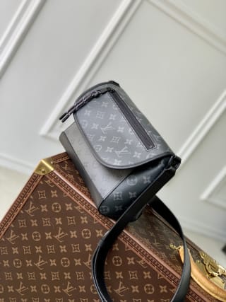 Pulse Monogram Eclipse Canvas Messenger Bag 3