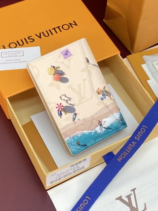 Pocket Wallet Beach Monogram 2