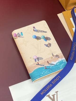 Pocket Wallet Beach Monogram 4