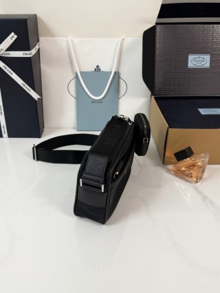 Re-Nylon and Saffiano Shoulder Bag 5