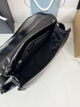 Waxed Leather Messenger Bag 7
