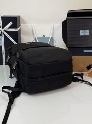 Multi-Compartment Nylon Backpack 4