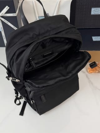 Multi-Compartment Nylon Backpack 7