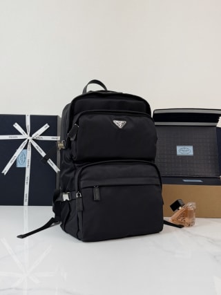 Multi-Compartment Nylon Backpack 3