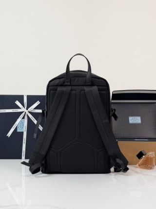Multi-Compartment Nylon Backpack 2