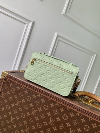 Pochette Métis East West Embossed Monogram Coated Shoulder Bag 2