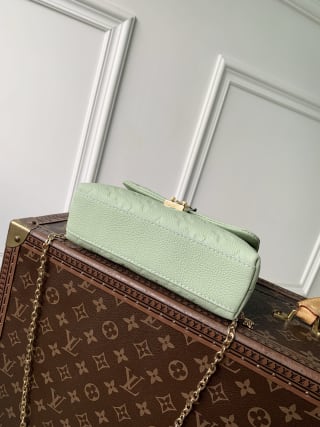 Nano Madeline Embossed Monogram Coated Top Handle Bag 3