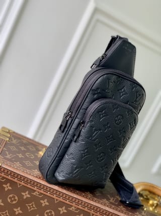 Avenue embossed Monogram Coated Sling Bag 3